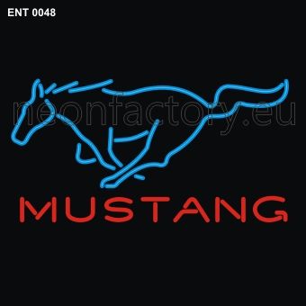 Mustang neon sign 0048 – High quality, very affordable and fast delivery