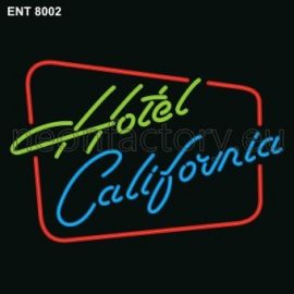 8002 Hotel California neon