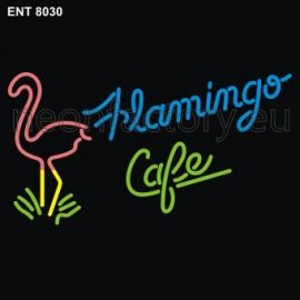 8030 Flamingo cafe neon