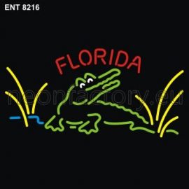 8216 Florida aligator neon