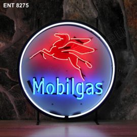 ENT 8275 Mobilgas neon automotive neonfactory motorcycle neon designs logo fifties petrol companies