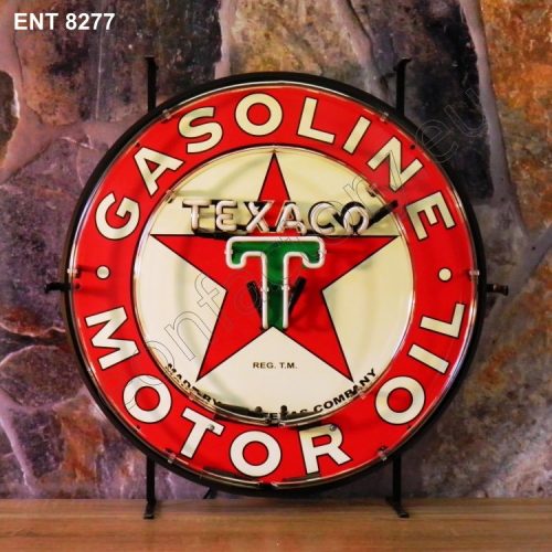 ENT 8277 Texaco neon automotive neonfactory motorcycle neon designs logo fifties petrol companies