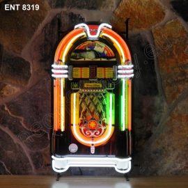 ENT 8319 Jukebox néon sign neonfactory neon designs fifties L'enseigne rock n roll