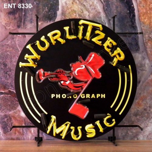 ENT 8330 Wurlitzer music neon fabbrica al neon progetta anni Cinquanta Neonfactory fifties rock and roll jukebox