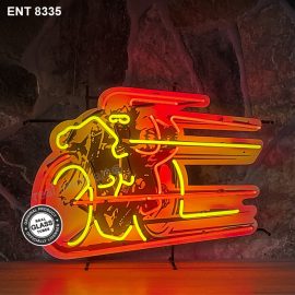 ENT 8335 board track cafe racer neon motorbike norton triumph harley