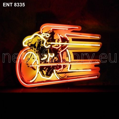 ENT 8335 board track cafe racer neon fabbrica automobilistica al neon progetta anni Cinquanta motorino Neonfactory marchio motociclistico fifties