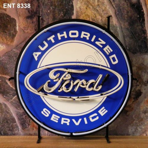 ENT 8338 Ford service neon fabbrica al neon progetta anni Cinquanta marchio automobilistico Neonfactory fifties