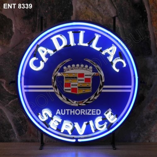 ENT 8339 Cadillac neon sign neonfactory Automobilmarke neon designs fifties Neonschild Neonbeleuchtung