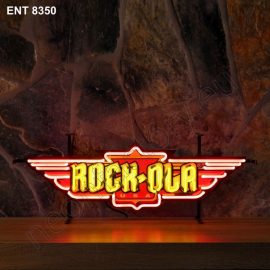 ENT 8350 Rock Ola néon sign neonfactory neon designs fifties L'enseigne rock n roll jukebox