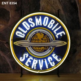 ENT 8354 Oldsmobile global service neon sign automotive auto car neonfactory neon designs logo fifties