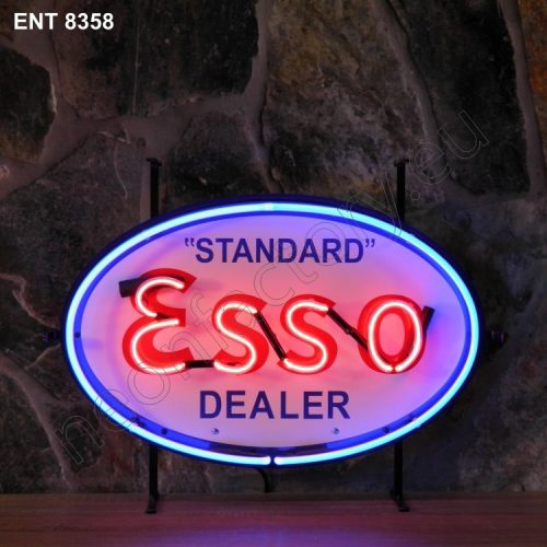 ENT 8358 Esso dealer neon sign automotive neonfactory neon designs fifties scooter benzinemerken