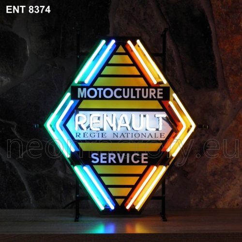 ENT 8374 Renault service neon fabbrica al neon progetta anni Cinquanta marchio automobilistico Neonfactory fifties