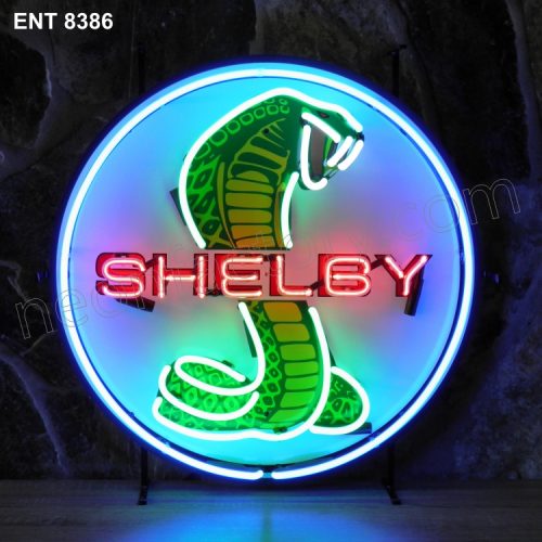 ENT 8386 Shelby neon sign neonfactory Automobilmarke neon designs fifties Neonschild Neonbeleuchtung