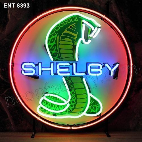 ENT 8393 Ford Shelby Cobra neon fabbrica al neon progetta anni Cinquanta marchio automobilistico Neonfactory fifties