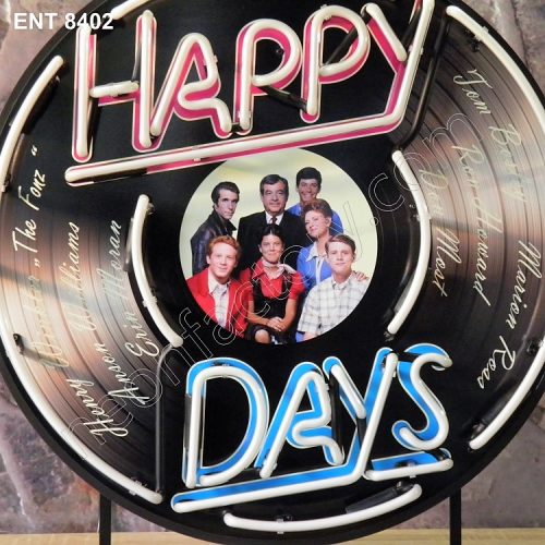 ENT 8402 Happy Days neon sign rock and roll neonfactory jukebox neon designs logo fifties