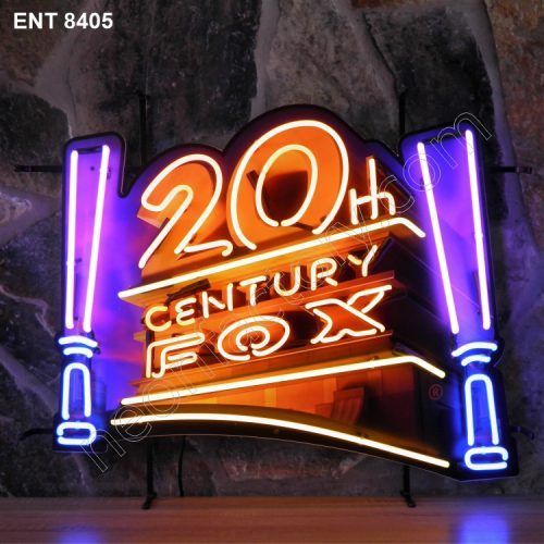 ENT 8405 20th century fox neon sign film neonfactory movies neon designs logo fifties