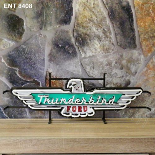 ENT 8408 Ford Thunderbird neón fábrica automóvil marca de automóviles diseña cincuenta Neonfactory Fifties