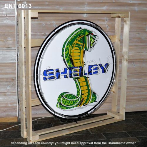 ENT 6013 Shelby Cobra neon sign automotive neonfactory motorcycle neon designs logo fifties