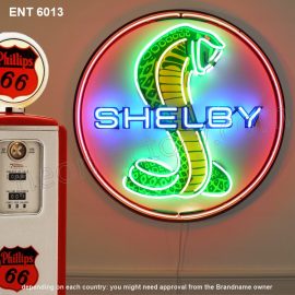 ENT 6013 Shelby Cobra néon sign Ford automotive neon factory neon motor designs fifties L'enseigne néon