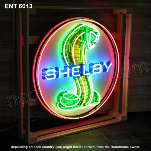 ENT 6013 Shelby Cobra neon fabbrica al neon Ford progetta anni Cinquanta automotive motorino Neonfactory fifties
