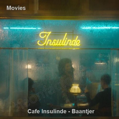 Film Neon Insulinde Baantjer nach Maß im Fernsehen maßgeschneidert Logos Namen Text Bar Restaurant neonfactory