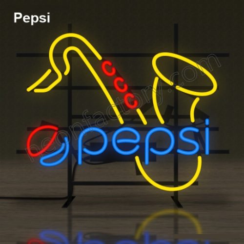 Custom Neon Pepsi brands brandmark name tekst bar restaurant mancave neonfactory