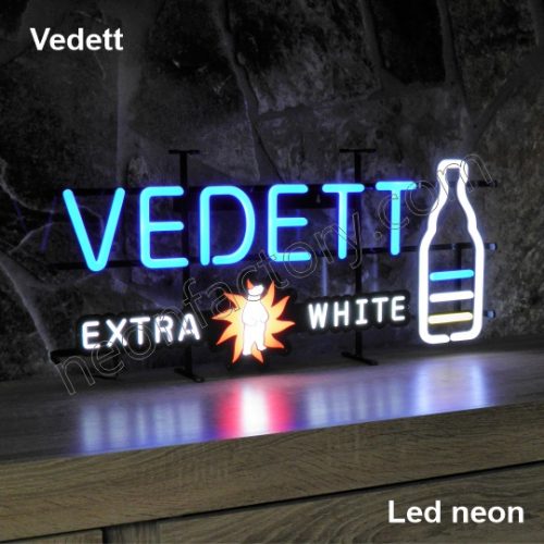 LED Neon Vedett Neonled brands brandmark logo name tekst bar restaurant mancave neonfactory