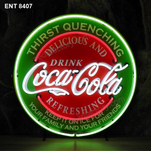 ENT 8407 Coca-Cola thirst quenching neon