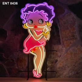 ENT 8436 Betty Boop large neon sign neonfactory designs logo fifties Signs USA bar decoration mancave vintage store