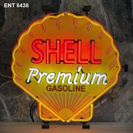 ENT 8438 Shell premium neón fábrica diseña cincuenta Neonfactory Fifties Signs USA mancave bar decoration