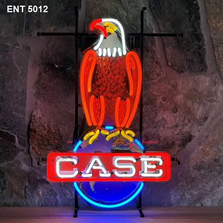 ENT 5012 Case neon sign vintage highway American car tractor neonfactory neon designs logo Signs USA