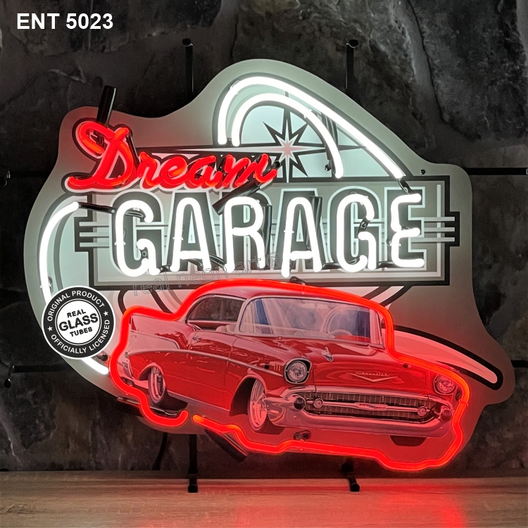 ENT 5023 dream garage 57 chevy neon chevrolet