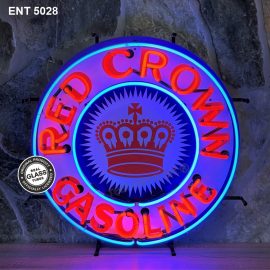 ENT 5028 Red Crown neon gasoline oil fifties