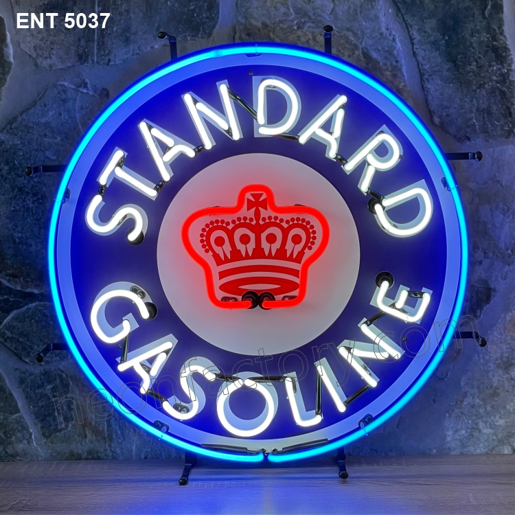 ENT 5037 Standard gasoline neon sign vintage highway American car tractor Jeep truck neonfactory neon designs logo Signs USA
