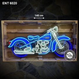 ENT 6020 motorcycle XL Knucklehead fifties neon