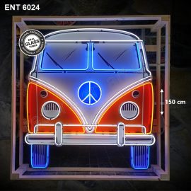 ENT 6024 VW car bus Bulli neon XXL extra large