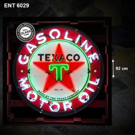 ENT 6029 Texaco Gasoline neon XL extra large motor oil gas