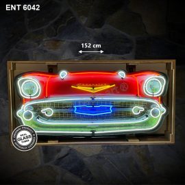 ENT 6042 Chevrolet Bel Air grill XL neon fifties car