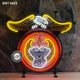 ENT 8433 Eagle V twin neon Harley Davidson
