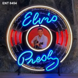 ENT 8454 Elvis neon sign rock and roll music neonfactory neon designs logo fifties Signs USA