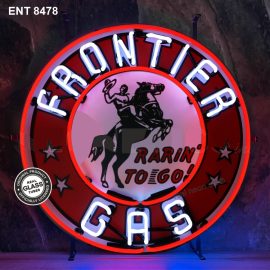 ENT 8478 Frontier gas neon gasoline fifties oil