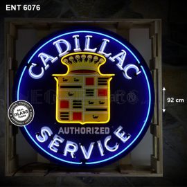 ENT 6076 Cadillac service XL neon sign vintage automobile car American tractor neonfactory neon designs logo Signs gasoline USA American sale shop