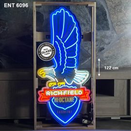ENT 6096 Richfield Eagle XL neon sign vintage automobile car fifties American tractor neonfactory neon designs logo Signs gasoline USA American sale shop