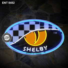 ENT 8482 Shelby one eye snake neon sign vintage automobile American shop neonfactory neon designs logo Signs USA gasoline fifties